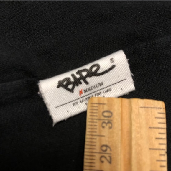A Bathing Ape Bape Exclusive Bapex Reversible Tee Shirt Size Medium - Picture 10 of 10